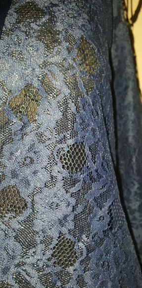 Victoria Secret Vintage Royal Blue Lingerie Robe - Picture 3 of 6